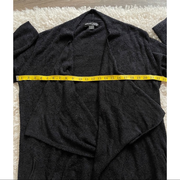 Barefoot Dreams Navy Blue CozyChic Lite Drape Front Island Wrap Size L/XL - Picture 6 of 8